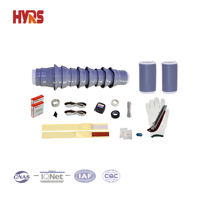 HUAYI 35kV Cold Shrinkable Single Core Penamat Kit untuk Luar