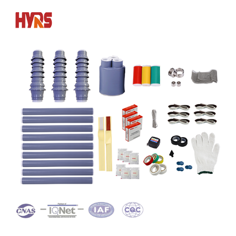 HUAYI-HYRS 35kV Cold Shrinkable Three Core Penamat Kit untuk Luaran